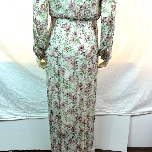 rag & bone white floral Calista maxi dress, size S, NWT - Picture 5 of 10